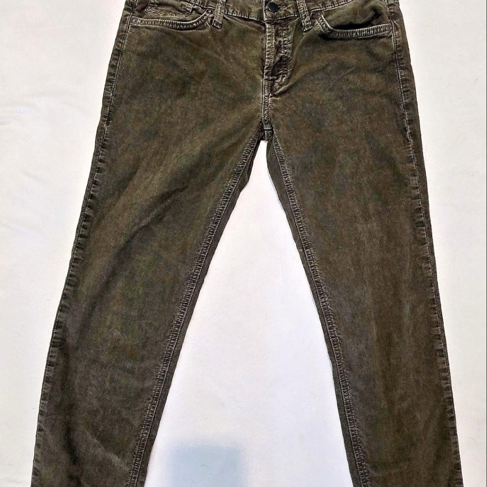 TEXTILE Elizabeth and James Dark Olive Corduroy Patti Pants